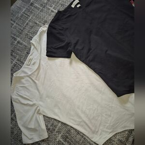 Babaton Black and White T-Shirt Bodysuits